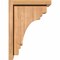 Ekena Millwork Pescadero Smooth Corbel w/Backplate, Western Red Cedar, 7 1/2"W x 10"D x 14"H COR08X10X14PEC01SWR - alternate 4